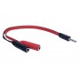 Cablu Audio Jack 3,5mm Tata - 2 Jack 3,5mm Mama / 20cm