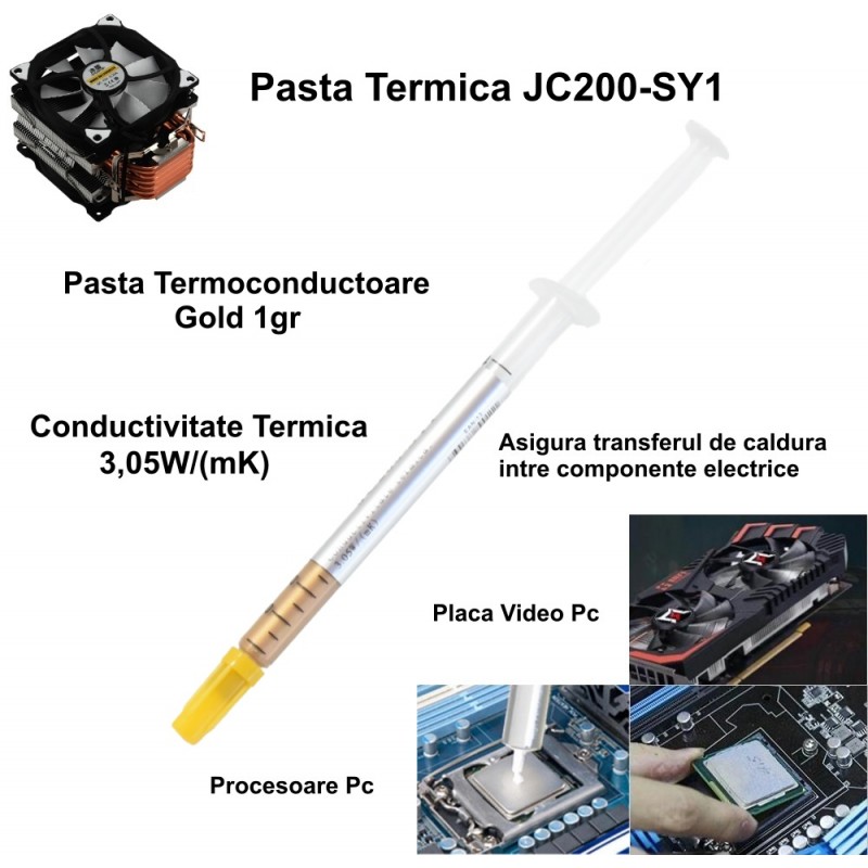 valve Astonishment mark Pasta Termoconductoare JC200-SY1 / Gold 1gr