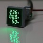Indicator Digital 3 in 1 Verde AC ,Voltmetru, Ampermetru, Frecventa