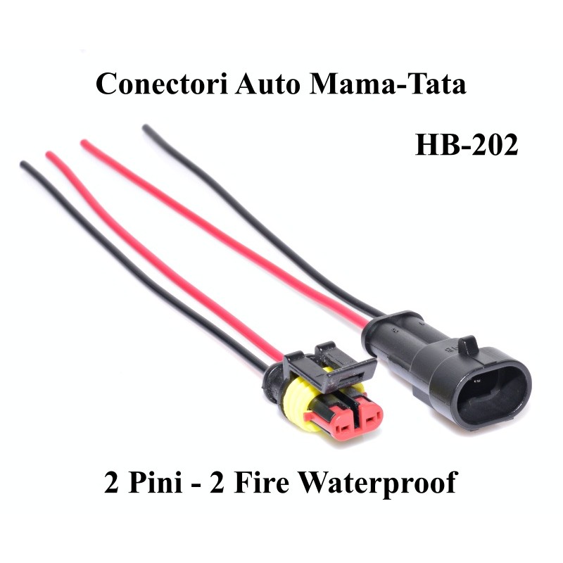 Memorize Jug screw Conectori Auto 2 Fire Waterproof, HB-202