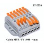 Conector Doza 6-6 pentru Cablu, LT-223/6